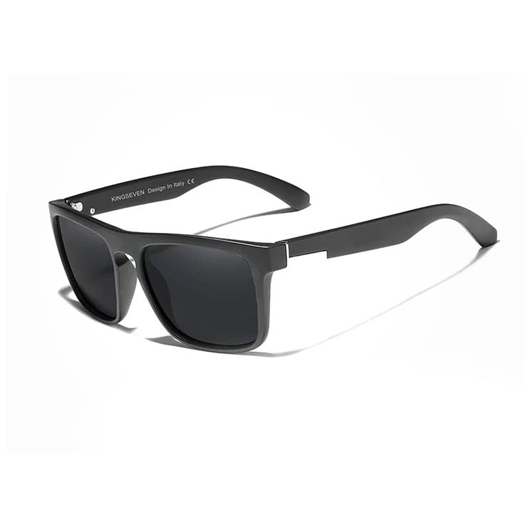 KingSeven UV400 TR90 Polarized Sunglasses - Black & Grey