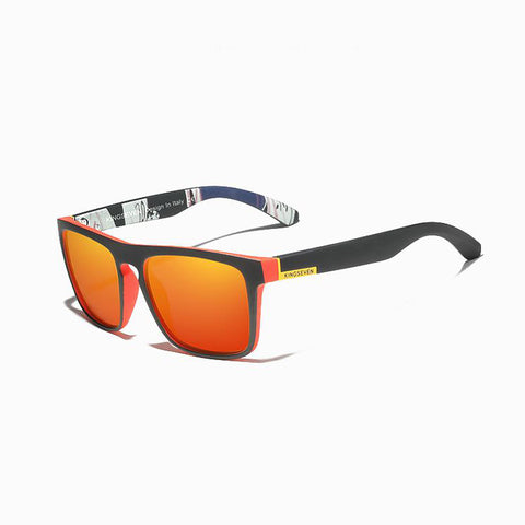 KingSeven UV400 TR90 Polarized Sunglasses - Limited Red