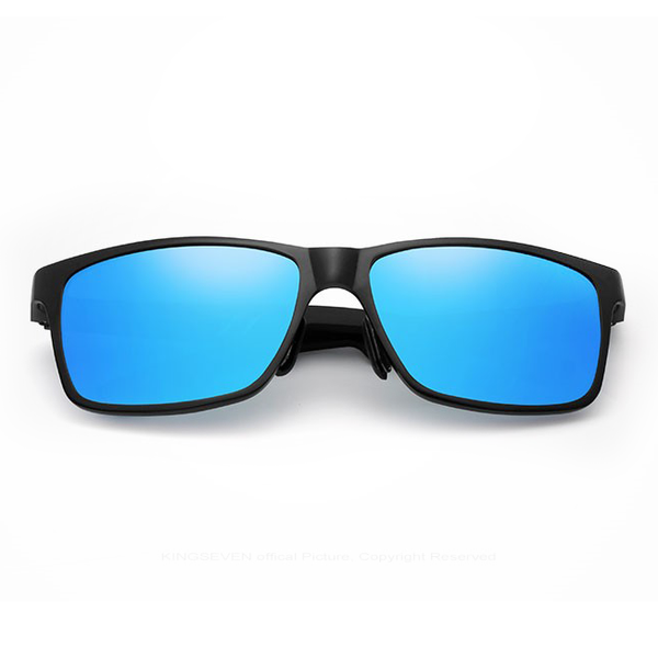 KingSeven UV400 Sunglasses - Black & Blue