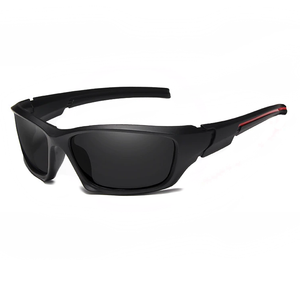 KingSeven UV400 Sunglasses - Polarised Lenses Sport & Driving - Black TR90