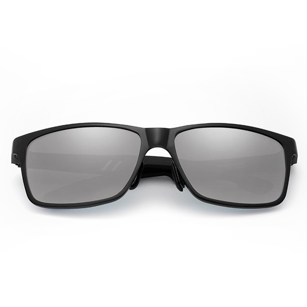 KingSeven UV400 Sunglasses - Black & Silver