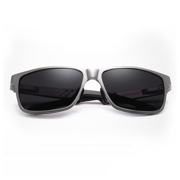 KingSeven UV400 Sunglasses - Gunmetal & Grey